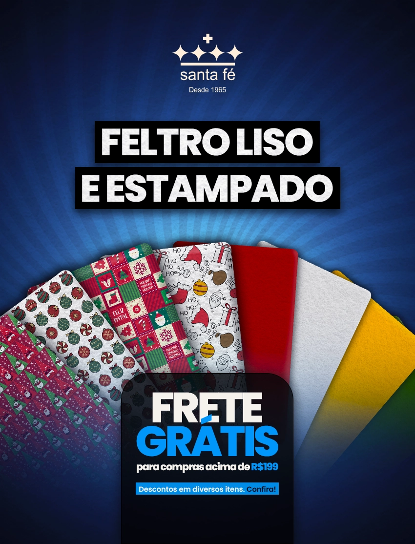 banner feltro estampado